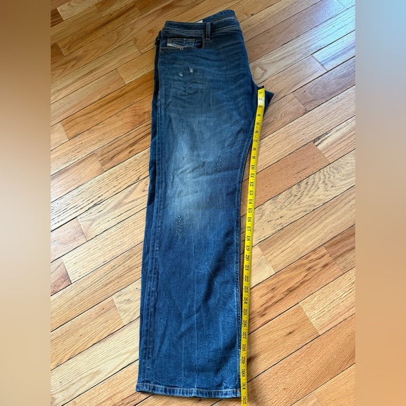 Diesel Zatiny Jeans Men’s Size W40 L32 Med Wash 083AC Regular Bootcut Distressed - Picture 13 of 16